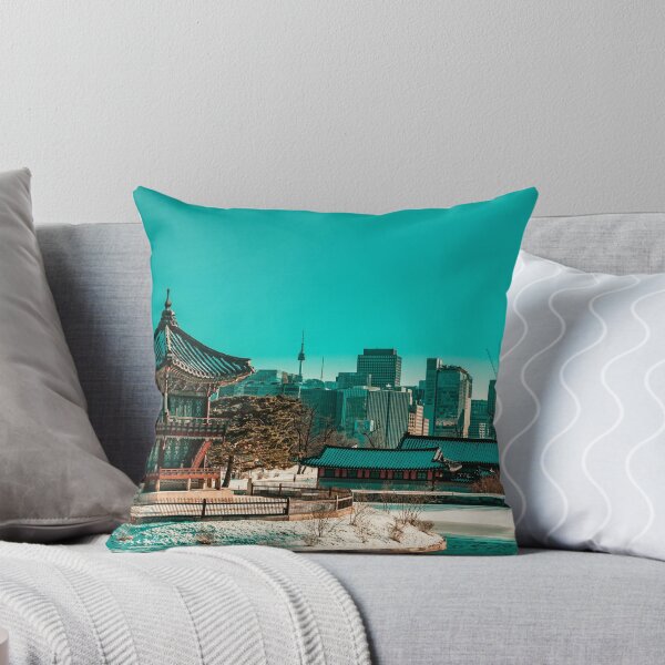 Item preview, Hyangwonjeong Pavilion at Gyeongbokgung Palace designed and sold by Nightwindow.