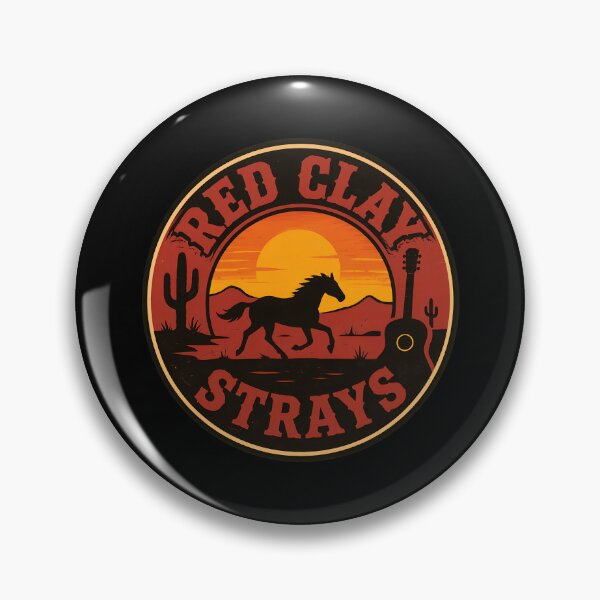 Item preview, Red Clay Strays Western Horse Guitar Sunset-64 designed and sold by CuteBots.