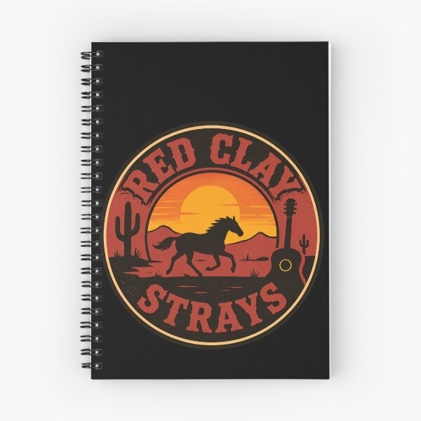 Item preview, Red Clay Strays Western Horse Guitar Sunset-64 designed and sold by CuteBots.