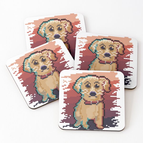 Item preview, Pixel Art  Caramel-colored Dog designed and sold by Oaky3.