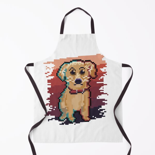 Artikelvorschau, Pixel-Art-Hund in Karamellfarbe entworfen und verkauft von Oaky3.