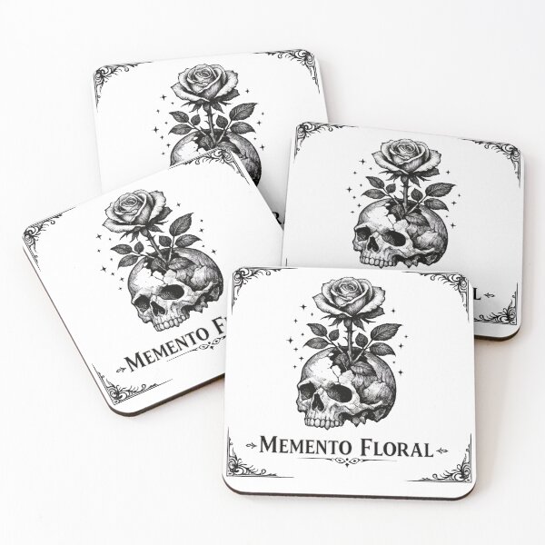 Item preview, Memento Floral Skull Rose designed and sold by TheRealTaria.