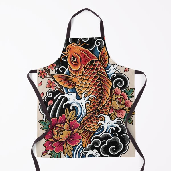 Item preview, Koi Fish Pond Tattoo designed and sold by Tnerv.