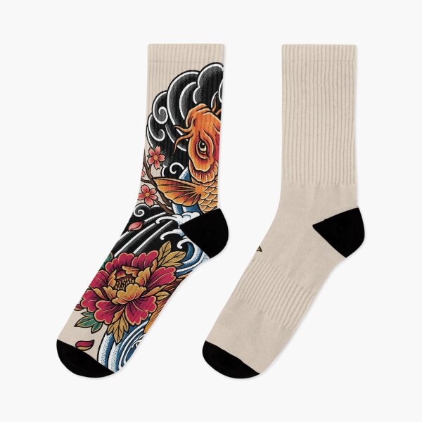 Item preview, Koi Fish Pond Tattoo designed and sold by Tnerv.
