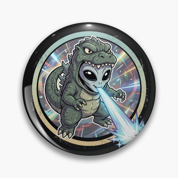 Item preview, Alien in Godzilla Suit Breathing Atomic Beam designed and sold by Sunkhung.