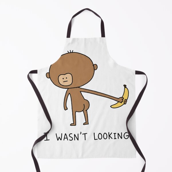 Item preview, Funny Monkey Banana Meme I Wasn't Looking designed and sold by MonkiFlipp.