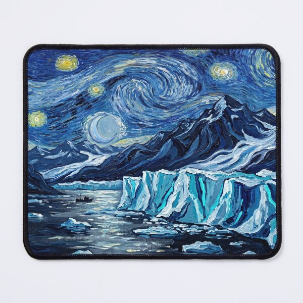 Item preview, Glacier Bay Alaska Starry Night Landscape designed and sold by Bad-Decisions-Designs.