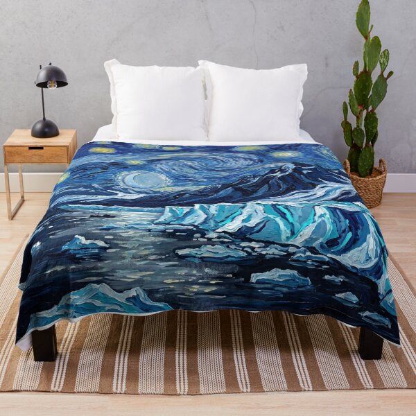 Item preview, Glacier Bay Alaska Starry Night Landscape designed and sold by Bad-Decisions-Designs.