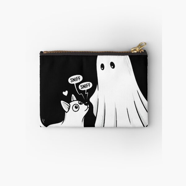 Item preview, Boo-P Funny Halloween Ghost Dog Booping Nose Design designed and sold by w66aboo.
