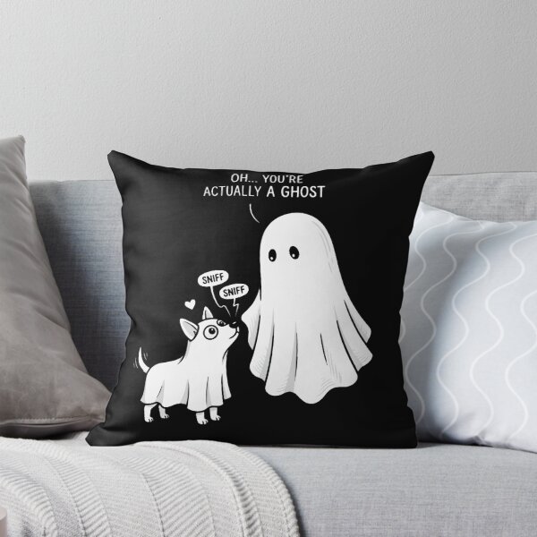 Item preview, Boo-P Funny Halloween Ghost Dog Booping Nose Design designed and sold by w66aboo.
