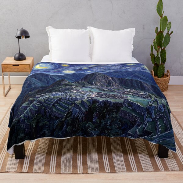 Item preview, Machu Picchu Starry Night Historical Landscape designed and sold by Bad-Decisions-Designs.