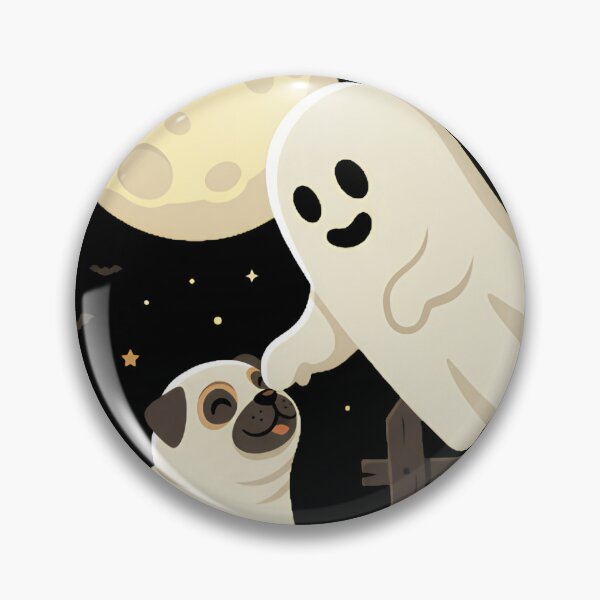 Item preview, Copy of Boo-P Funny Halloween Ghost Dog Booping Nose Design designed and sold by w66aboo.