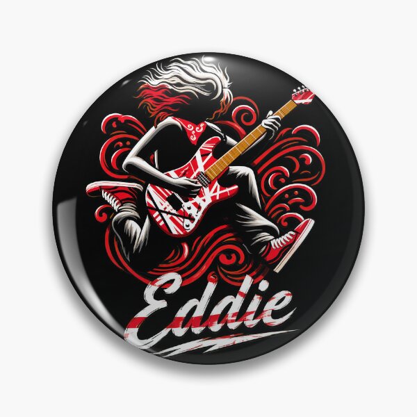 Item preview, Rock Guitarist Eddie Van Halen Fan Art-74 designed and sold by NiamhSmithCute.
