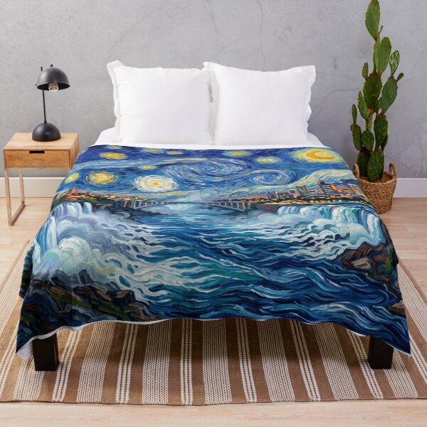 Item preview, Niagara Falls Starry Night Landscape designed and sold by Bad-Decisions-Designs.