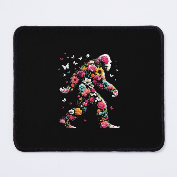 Item preview, Floral Bigfoot Boho Sasquatch Nature designed and sold by roartusa.