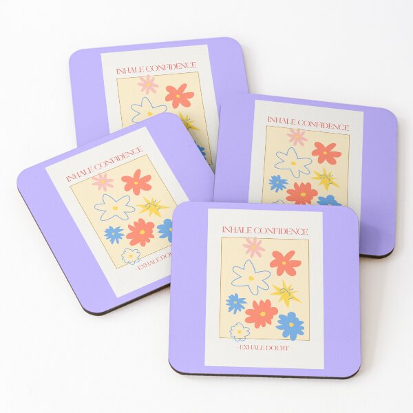 Item preview, Inhale Confidence Exhale Doubt Retro Floral designed and sold by chatzous.