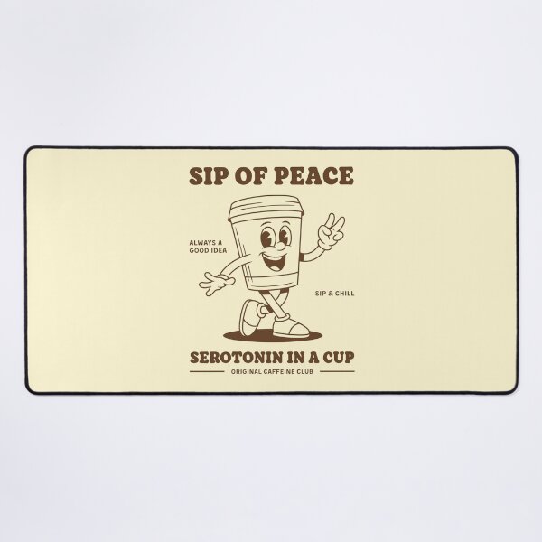 Item preview, Sip of peace coffee cartoon designed and sold by aspanguji.
