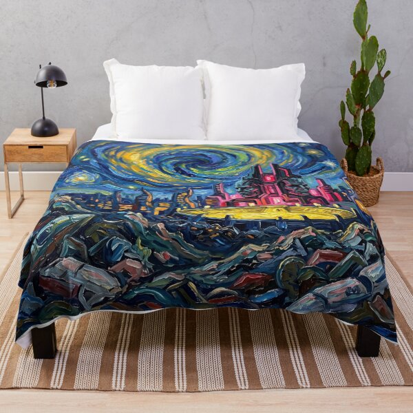 Item preview, Sakaar Grandmaster Palace Starry Night Landscape designed and sold by Bad-Decisions-Designs.