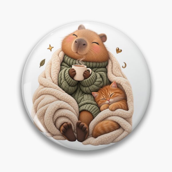 Item preview, Weekend Mode Capybara | Cozy Homebody designed and sold by Cozy Art for Cozy Souls.