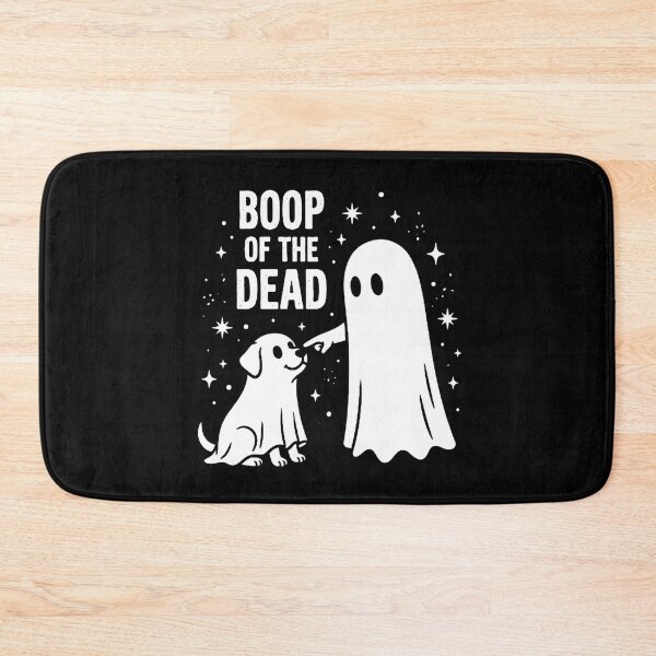 Item preview, Boo-P of the dead Funny Halloween Ghost Dog Booping Nose Design designed and sold by w66aboo.