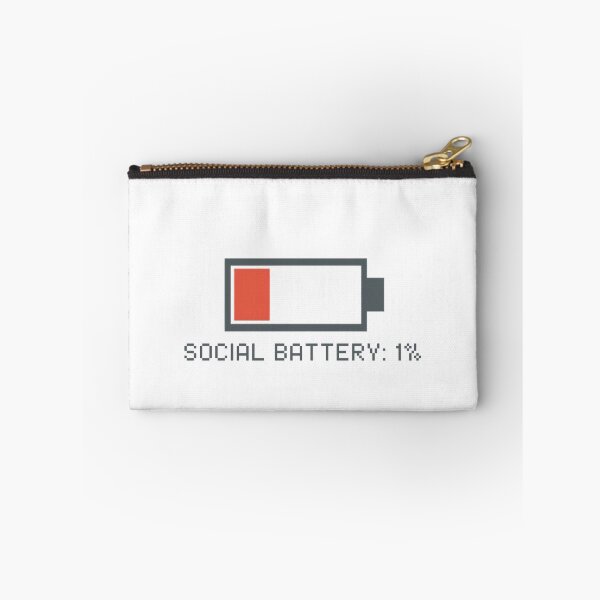 Item preview, Social Battery 1 Percent Pixel Art Introvert Humor Graphic designed and sold by DecibelDecor034.