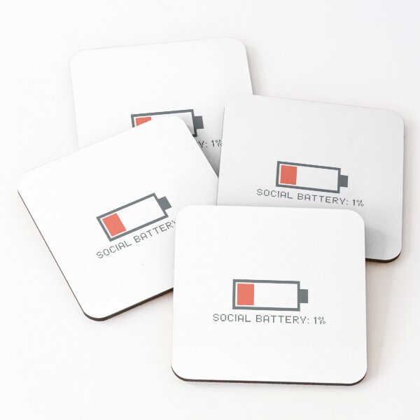 Item preview, Social Battery 1 Percent Pixel Art Introvert Humor Graphic designed and sold by DecibelDecor034.