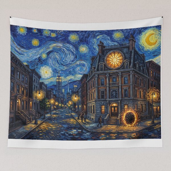 Item preview, Sanctum Sanctorum Starry Night Landscape designed and sold by Bad-Decisions-Designs.