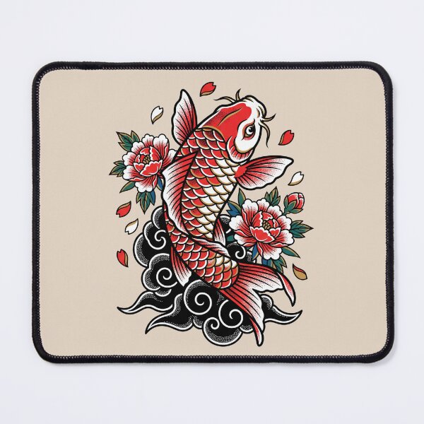 Item preview, Red Koi Fish Tattoo designed and sold by Tnerv.