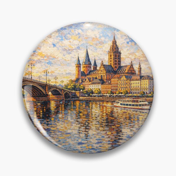 Item preview, A painting of Mainz, Germany – A Beautiful place in Europe. designed and sold by GalleryKauffeld.