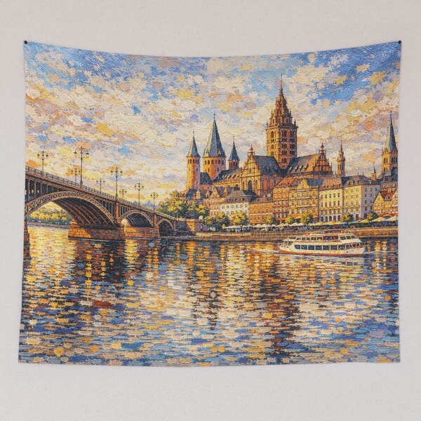 Item preview, A painting of Mainz, Germany – A Beautiful place in Europe. designed and sold by GalleryKauffeld.