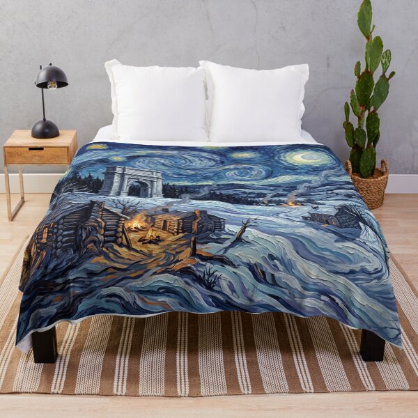 Item preview, Valley Forge Starry Night Historical Landscape designed and sold by Bad-Decisions-Designs.
