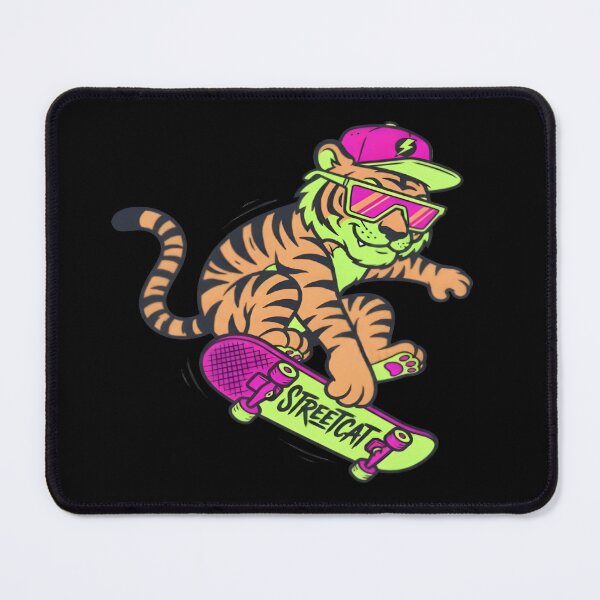 Item preview, Cool Skater Tiger Streetwear Skateboarding Graphic Art designed and sold by DailySparks.