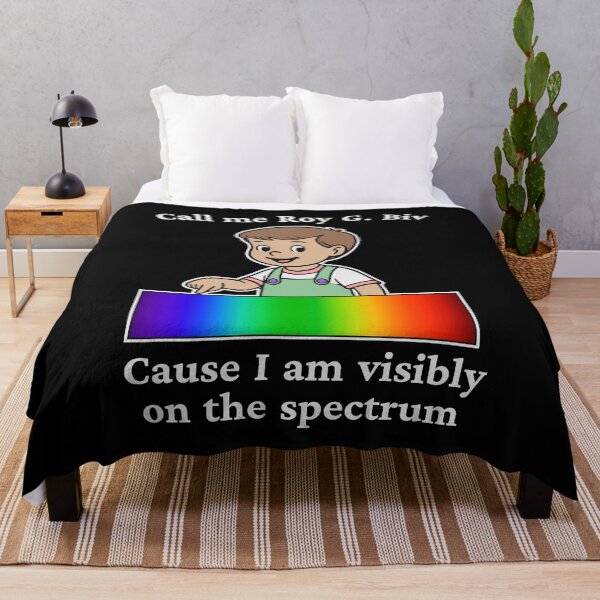Item preview, Llámame Roy G. Biv porque soy visiblemente consciente del espectro autista. designed and sold by oddwonders.