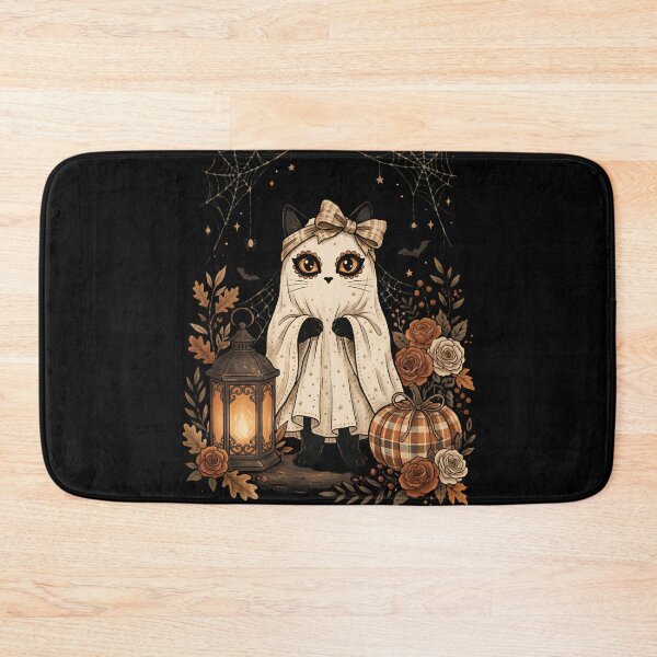 Item preview, Boho Floral Ghost with Bow - Cute Halloween Design designed and sold by w66aboo.