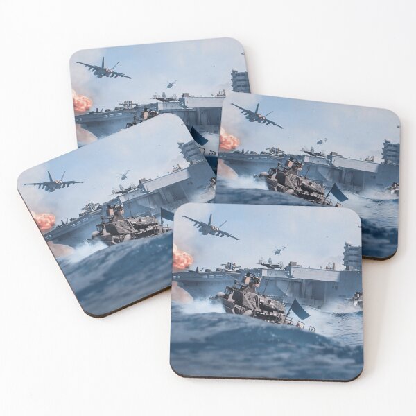 Item preview, BF6 Inspired Season 4 Carrier Strike Naval Warfare Art designed and sold by Sellcooldesigns.