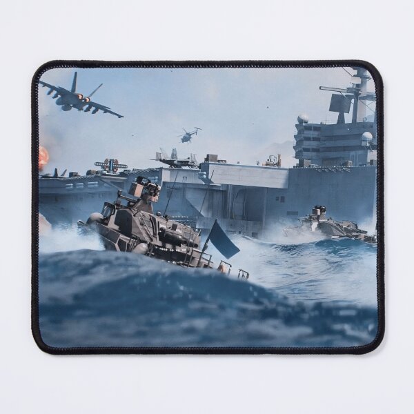 Item preview, BF6 Inspired Season 4 Carrier Strike Naval Warfare Art designed and sold by Sellcooldesigns.