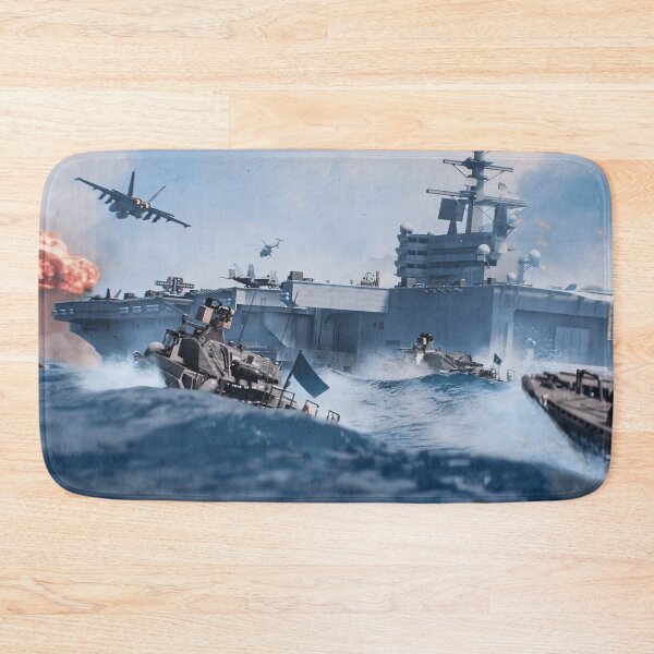 Item preview, BF6 Inspired Season 4 Carrier Strike Naval Warfare Art designed and sold by Sellcooldesigns.