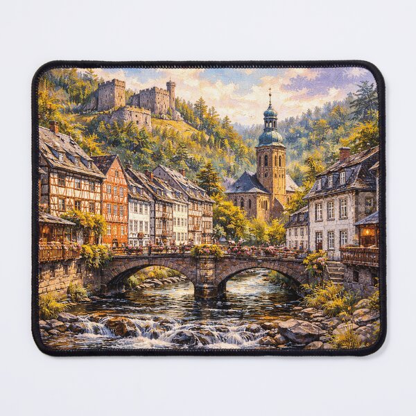 Item preview, A painting of Monschau, Germany – A Beautiful town in Europe. designed and sold by GalleryKauffeld.