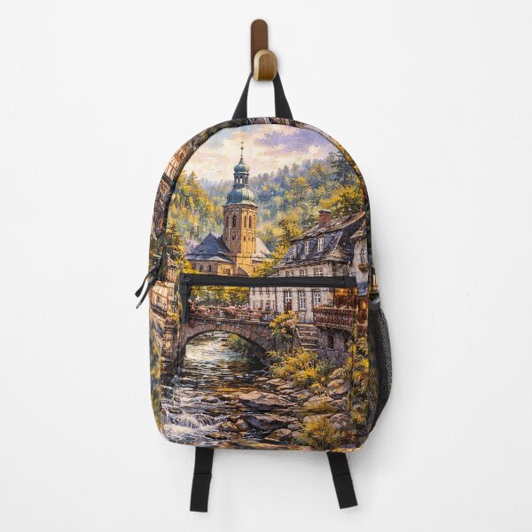 Item preview, A painting of Monschau, Germany – A Beautiful town in Europe. designed and sold by GalleryKauffeld.