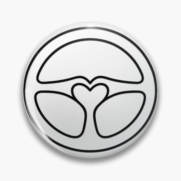 Item preview, Steering Wheel Heart Line Art - Minimalist Driving Lover Gift designed and sold by Haque Desigens.
