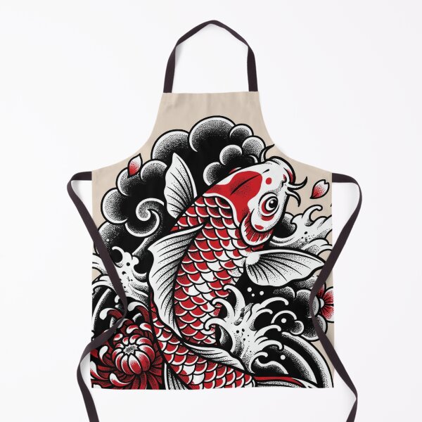 Item preview, Red Koi Fish Tattoo designed and sold by Tnerv.
