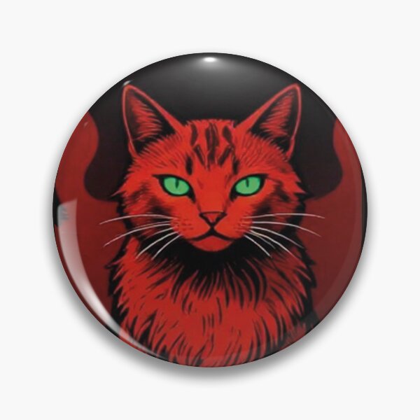 Item preview, Occult Red Cat Spellbook Crescent Moon designed and sold by WildArtIT.