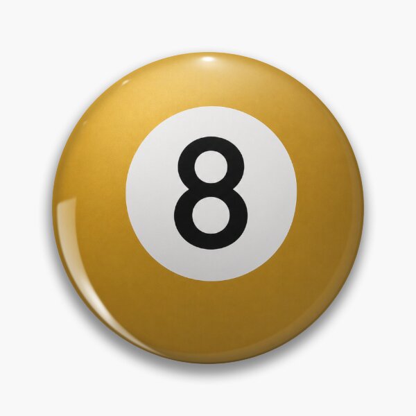 Item preview, Golden 8 Ball designed and sold by BackyardBuds.