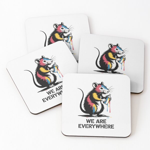 Item preview, Banksy Rat - We Are Everywhere designed and sold by 123ks.
