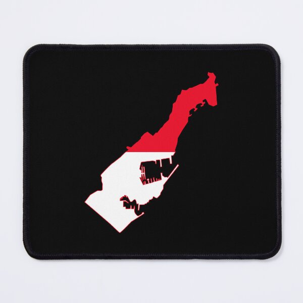 Item preview, Flag Map of Monaco designed and sold by DreamBrushy.