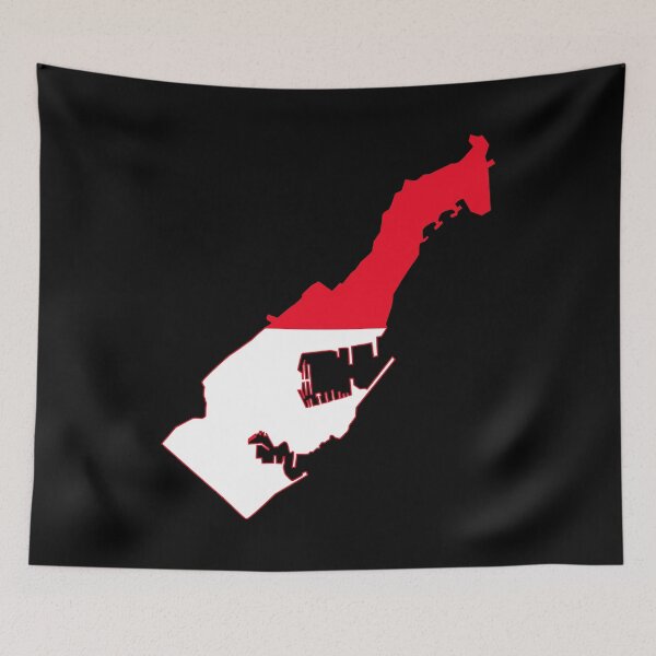 Item preview, Flag Map of Monaco designed and sold by DreamBrushy.