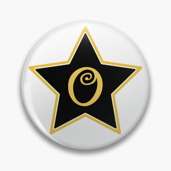Item preview, Star Monogram O Gold Black designed and sold by Jeallan Designs.