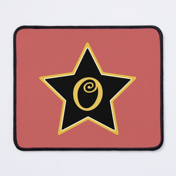 Item preview, Star Monogram O Gold Black designed and sold by Jeallan Designs.