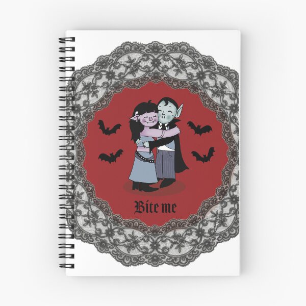 Item preview, Hugging Vampire Couple BITE ME designed and sold by printedbynaomi.
