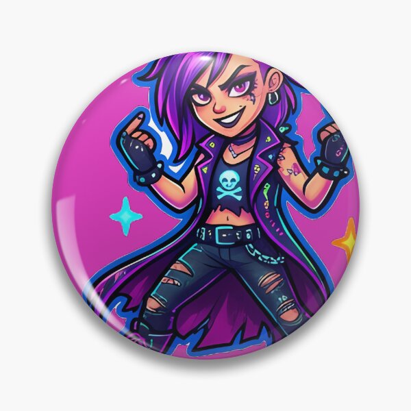 Item preview, Cool Cartoon Badass Pirate Girl Sticker designed and sold by Freestyle Prints.